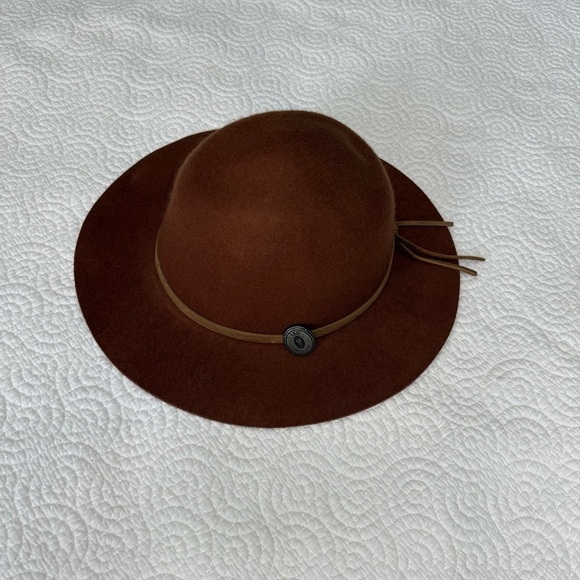 Frye Brown Wool Hat size S/M - Picture 2 of 8